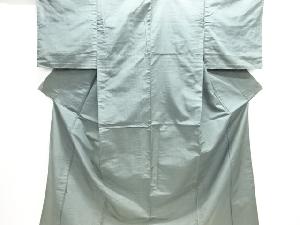 アンティーク　抽象模様織出し手織り紬単衣着物